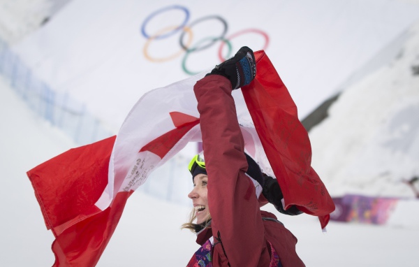 Дара Хоуэлл из Канады на олимпиаде в Сочи 2014 год