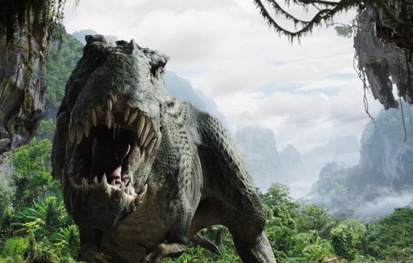 Динозавр в горах