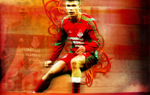 Бывший игрок Локомотива Марат Измайлов на поле