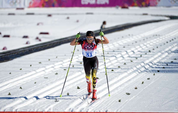 Немецкая лыжница Штефани Бёлер обладательница бронзовой медали