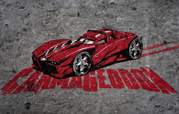 Граффити игры Carmageddon Reincarnation