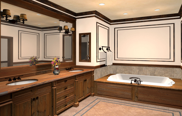 Интерьер для ванной комнаты