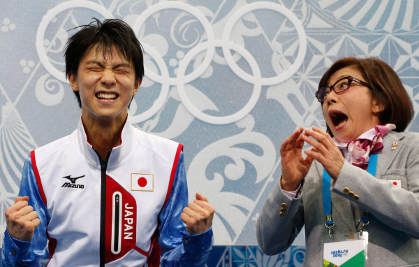 Японский фигурист Юдзуру Ханю обладатель золотой медали