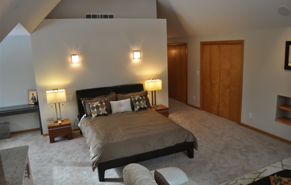 Светильники в спальне