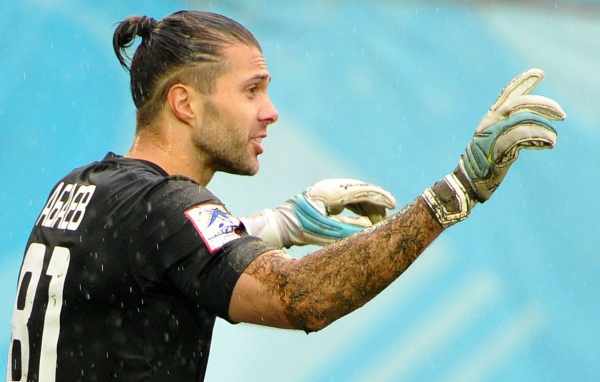 Вратарь Локомотива Илья Абаев