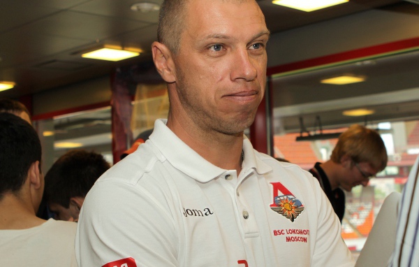 Игрок Локомотива Александр Филимонов