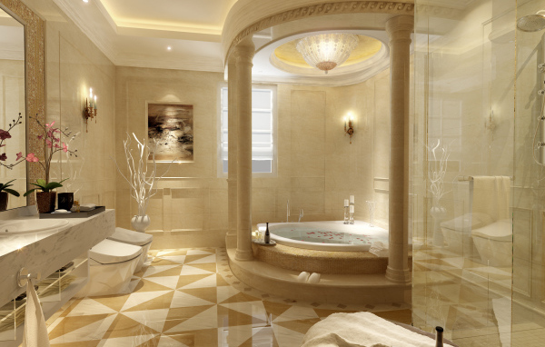 Роскошная ванная комната