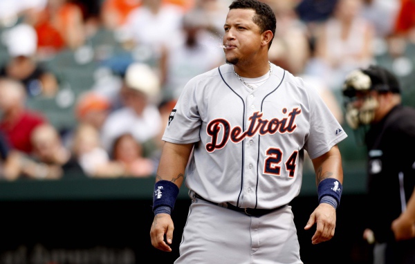 Мигуэль Кабрера из бейсбольной команды Детройта