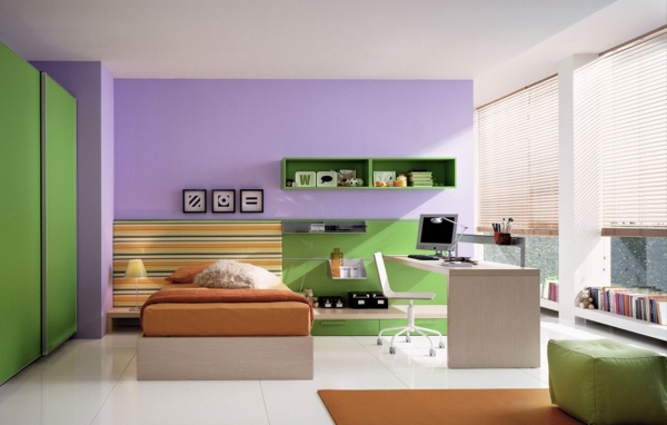 Умеренные тона в детской комнате