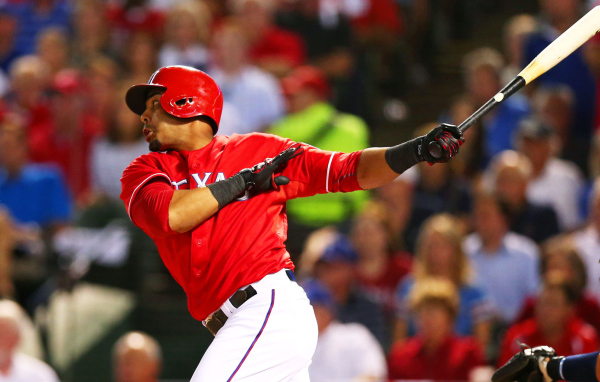 Нельсон Круз с бейсбольной битой