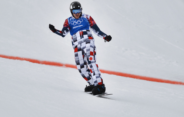 Николай Олюнин российский сноубордист обладатель серебряной медали