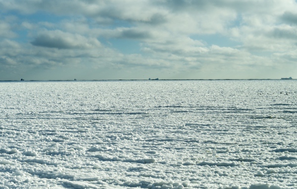 Черное море зимой Одесса