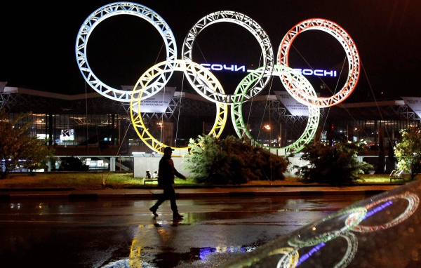 Олимпийские кольца в Сочи 2014