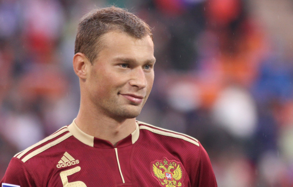 Защитник сборной России Василий Березуцкий