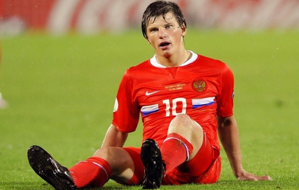 Игрок сборной России Андрей Аршавин