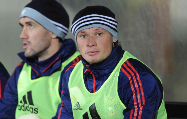 Защитник Спартака Евгений Макеев