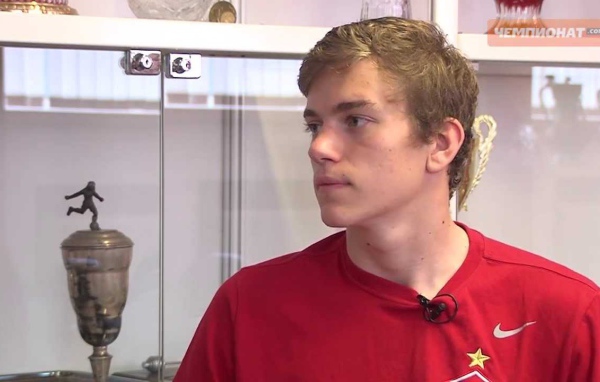 Вратарь Спартака Антон Митрюшкин