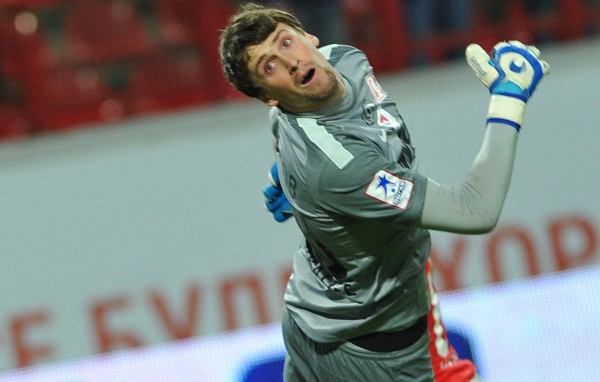 Вратарь Спартака Сергей Песьяков