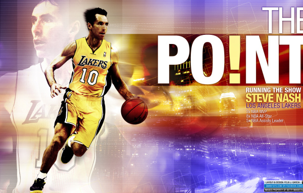 Стив Неш на баскетбольной площадке