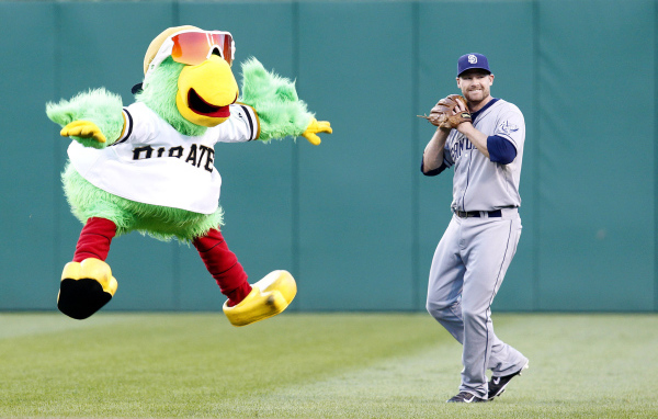 Символ бейсбольной команды с игроком