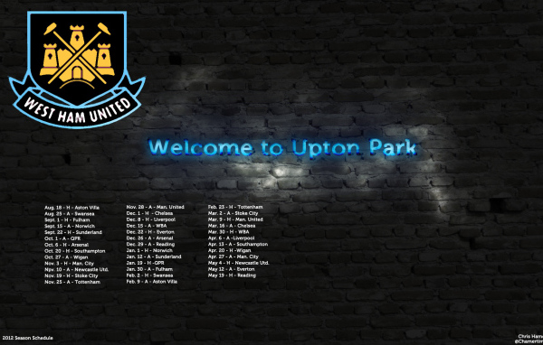 Футбольный клуб Англии Вест Хэм Юнайтед