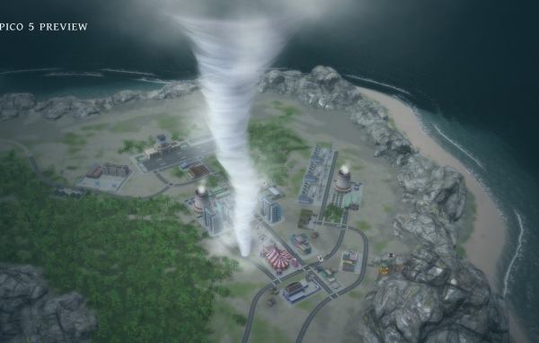 Торнадо в игре Tropico 5