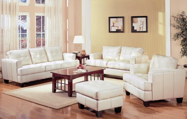 Белая мебель в гостиной