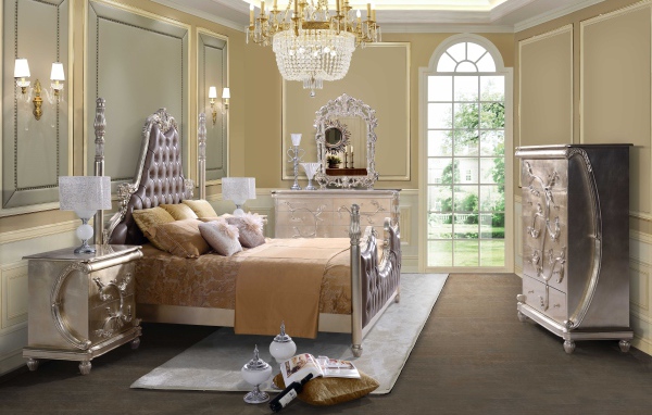 Окно до пола в спальне