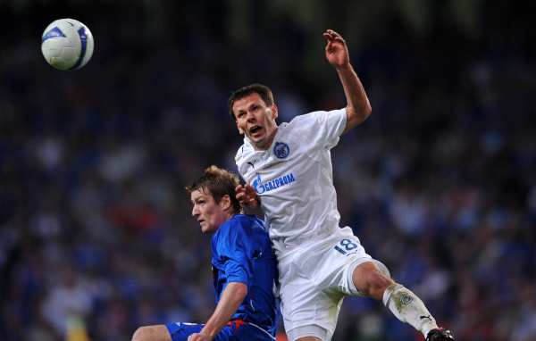 Zenit midfielder Konstantin Zyryanov game