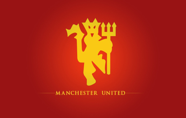 Знаменитая футбольная команда Манчестер Юнайтед
