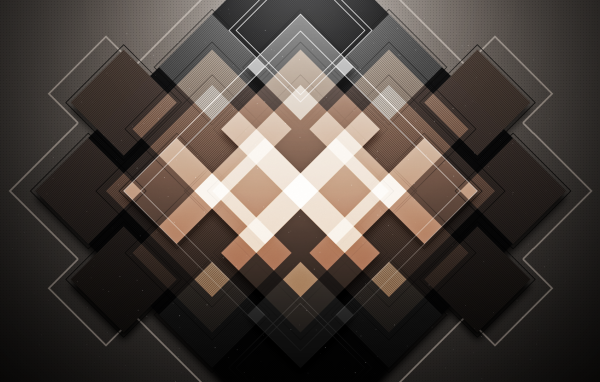 Абстрактные коричневые квадраты
