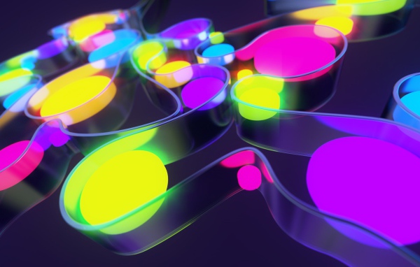 Огни среди стеклянных волн