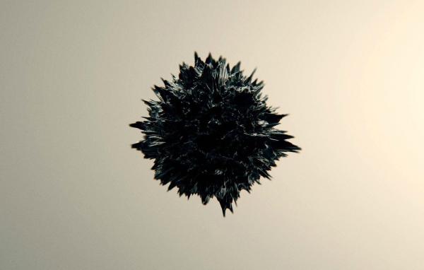 Черный абстрактный сгусток