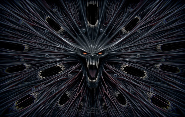 Симметричный фантастический монстр