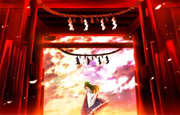 Храм в аниме Touhou Project