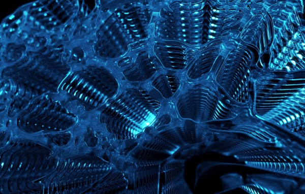 Объемная структура из льда