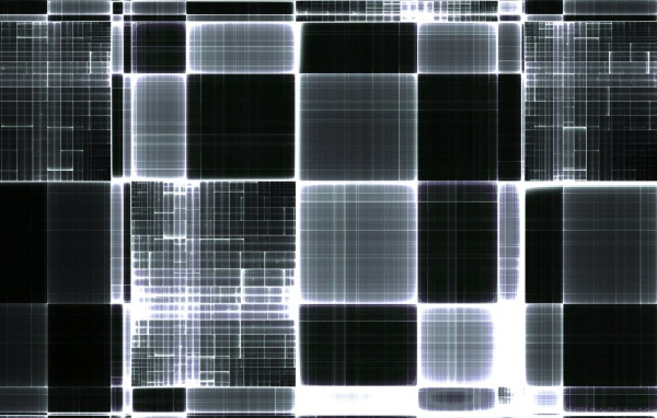 Белые абстрактные кубы