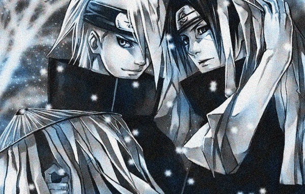 Акацуки и Деидара из манги Naruto Shippuuden