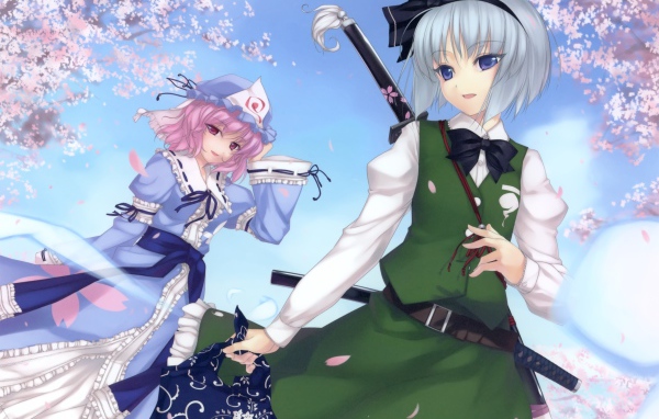 Герои аниме Saigyouji Yuyuko