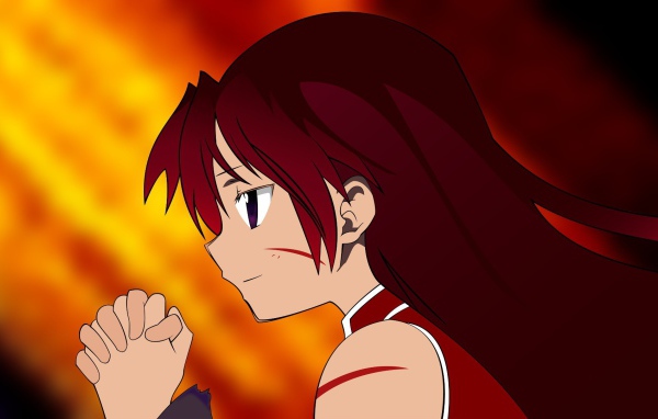 Аниме девушка Mahou Shoujo Madoka Magica