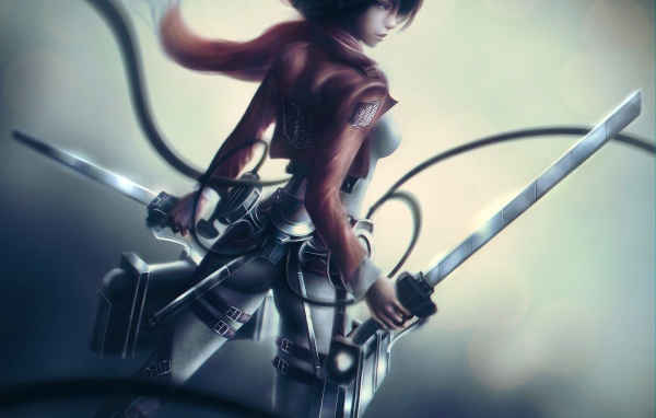 Девушка аниме с мечами, Атака Титанов