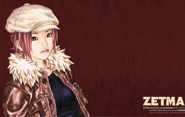 Девушка аниме из манги Зетман