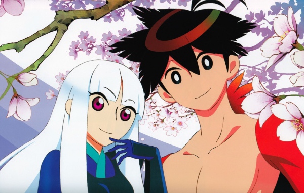 Парень и девушка из аниме Истории мечей