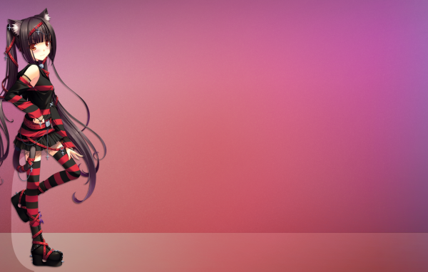 Шоколадка, девушка аниме