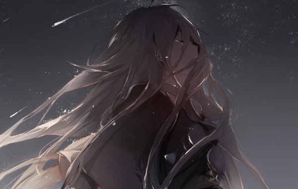 Плачущая девушка аниме