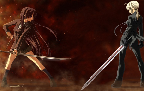 Дуэль на мечах в аниме Fate Series