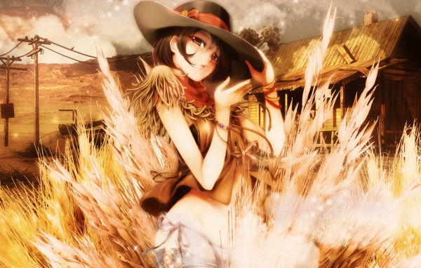 Девушка в шляпе, манга аниме