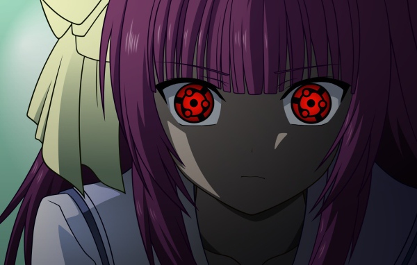 Девушка с глазами Шаринган