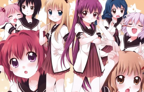 Девушки из аниме Юру юри