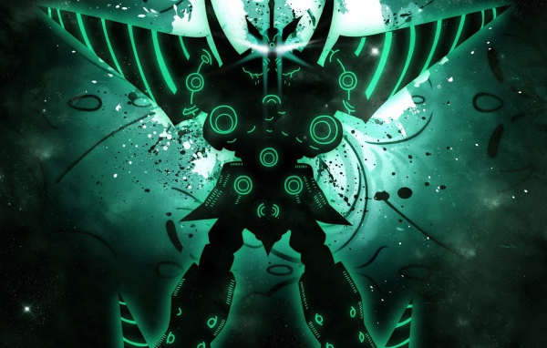 Зеленый робот в аниме Тэнгэн Топпа Гуррен-Лаганн